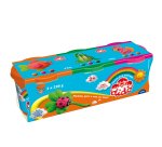 Tris barattoli da 220gr - verde/arancio/magenta - DiDò - conf. 3 pezzi