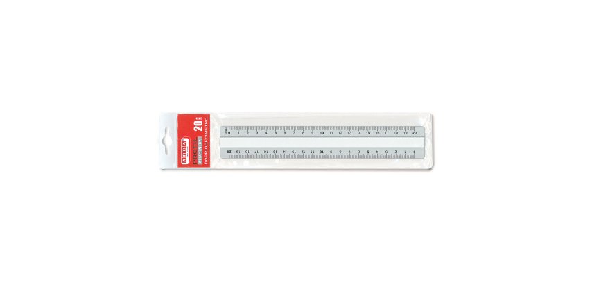 ARDA Doppiodecimetro 20 cm 200 mm Aluminium Silver