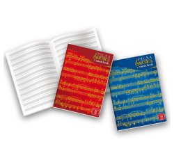 Maxiquaderno Musica - 21x29,7cm - 32 fogli - 100gr - 12 pentagrammi - Pigna
