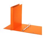 Raccoglitore Europa - 22 x 30 cm - 4 anelli tondi 30 mm - dorso 4 cm - arancio - Favorit