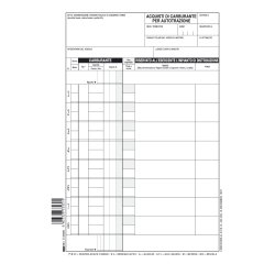 Blocco schede prelievo carburante - 21 x 15cm - 50 fogli - Edipro