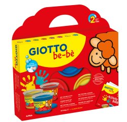 Supercolori a dita - 100 ml  - rosso, blu, giallo - Giotto - conf. 3 pezzi