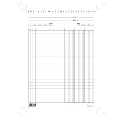 Schede - 3 colonne - 29,7x21 cm (verticale) - Edipro - bianco - conf. 100 pezzi