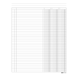 Registro a 3 colonne - 31 x 24cm - 100 fogli - Edipro