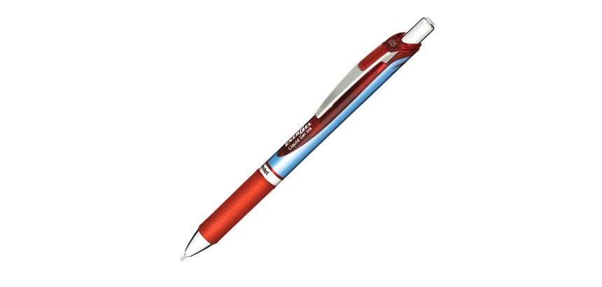 Roller a scatto Energel XM Click - punta 0,5mm - rosso  - Pentel