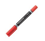 Staedtler Lumocolor Duo permanent marker Fine/Bullet tip Red 1 pc(s)