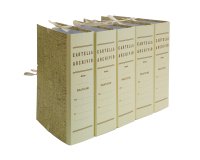 Faldone - legacci incollati - juta - 35x25 cm - dorso 15 cm - paglia - Brefiocart