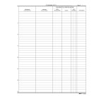 Registro persone alloggiate - 31 x 24,5cm - 46pg - Edipro