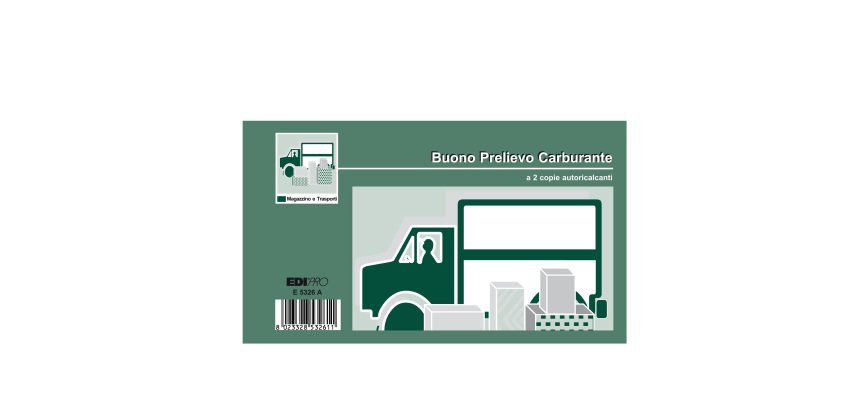 Blocco prelievo carburante - 50/50 fogli autoricalcanti - 9,9 x 17cm - Edipro