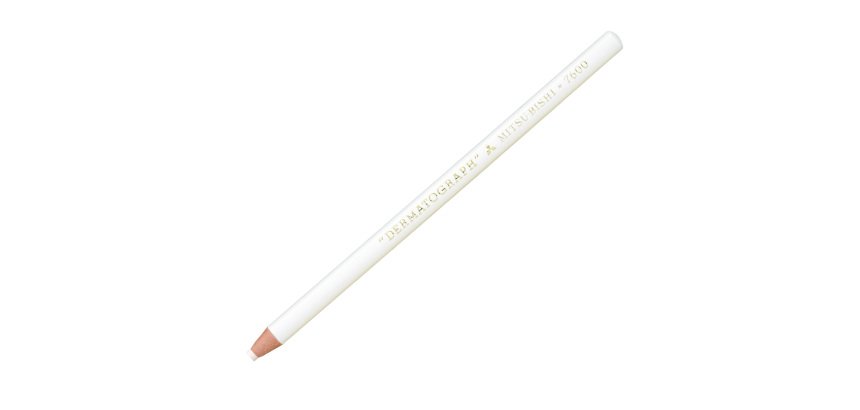 Matita dermotografica 7600 - bianco - Uni Mitsubishi