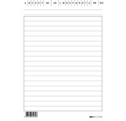 Schede in cartoncino rigate - 17x12 cm verticale - Edipro - conf. 100 pezzi