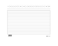Schede in cartoncino rigate - 15 x 21 cm orizzontale - Edipro - conf. 100 pezzi
