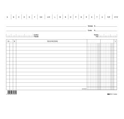 Schede in cartoncino 2 colonne - 15 x 21 cm orizzontale - Edipro - conf. 100 pezzi