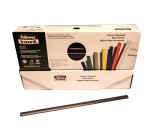 Dorsetti triangolari per rilegatura - 11 mm - nero - Fellowes - scatola 30 pezzi