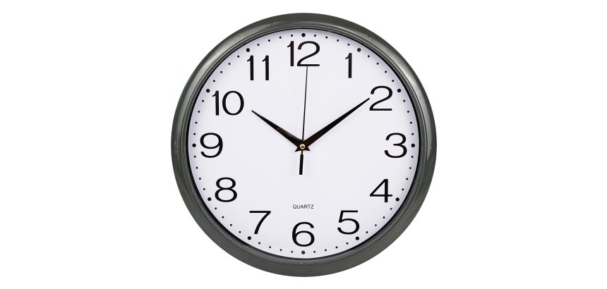 Orologio da parete Classic - diametro 30,5 cm - grigio - Methodo