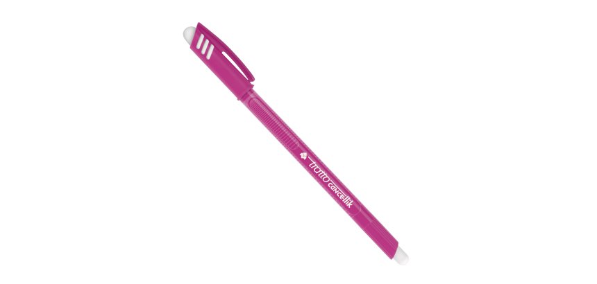 Penna a sfera cancellabile Cancellik - punta 1,0mm - fucsia - Tratto