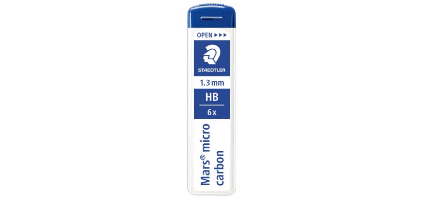 Mine Mars Micro - mina 1,3mm - gradazione HB - Staedtler - astuccio 6 mine