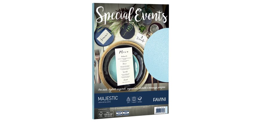 Favini Special Events printing paper A4 (210x297 mm) 20 sheets Blue