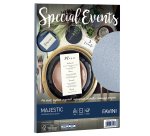 Carta metallizzata Special Events - A4 - 250 gr - argento - Favini - conf. 10 fogli