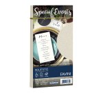 Busta Special Events metal - 110 x 220 mm - 120 gr - crema - Favini - conf. 10 buste