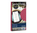 Busta Special Events metal - 110 x 220 mm - 120 gr - rosso - Favini - conf. 10 buste