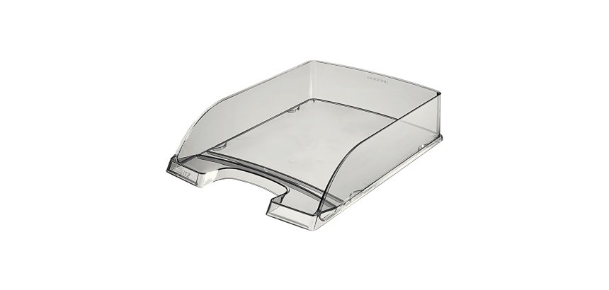 Vaschetta portacorrispondenza Leitz Plus Standard - 25,5 x 7 x 36 cm - fumé trasparente - Leitz