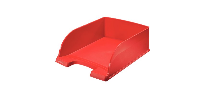 Vaschetta portacorrispondenza Leitz Plus Jumbo - 25,5 x 10,3 x 36 cm - rosso - Leitz