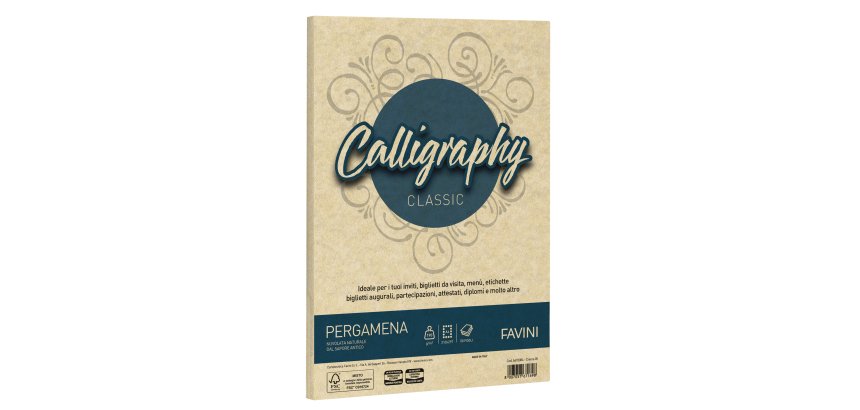 Favini Pergamena Calligraphy printing paper A4 (210x297 mm) 50 sheets Cream
