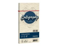 Busta Calligraphy Pergamena - 110 x 220 mm - 90 gr - naturale 06 - Favini - conf. 25 pezzi