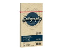 Busta Calligraphy Pergamena - 110 x 220 mm - 90 gr - crema 05 - Favini - conf. 25 pezzi