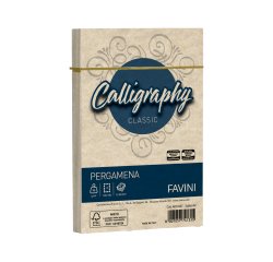 Busta Calligraphy Pergamena - 120 x 180 mm - 90 gr - sabbia 02 - Favini - conf. 25 pezzi