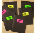 Etichette adesive LP4F - in carta - permanenti - 210 x 297 mm - 1 et/fg - 70 fogli - verde fluo - Tico