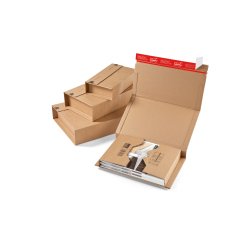 Scatola postale CP 020 - fustellata - A3 - 45,5 x 32 x 7 cm - cartone microonda - avana - ColomPac