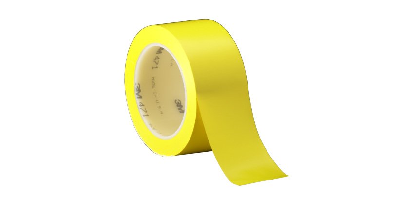 Nastro adesivo vinilico 471 - 5 cm x 33 m - giallo - Scotch