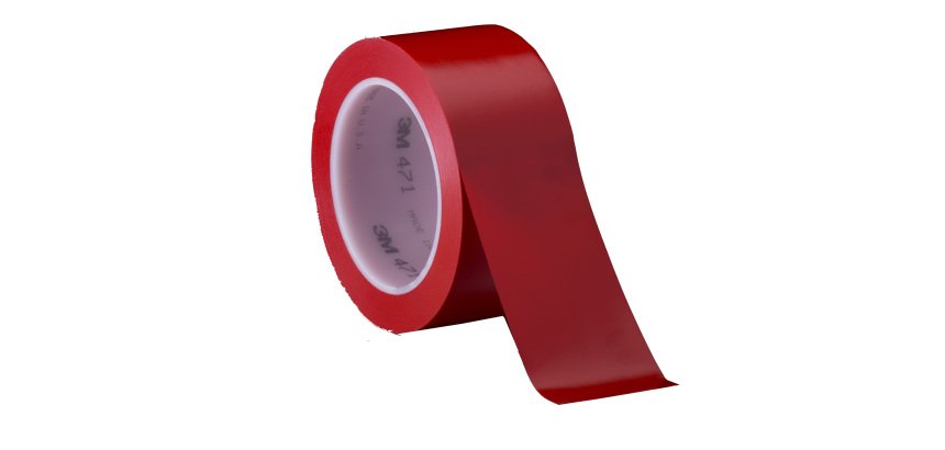 Nastro adesivo vinilico 471 - 5 cm x 33 m - rosso - Scotch
