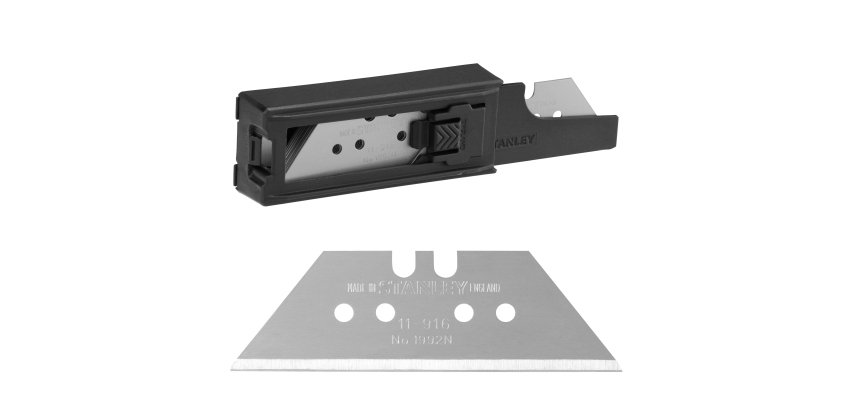 Lame di ricambio 916B - per cutter - a trapezio acuto - Stanley - conf. 10 pezzi
