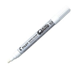 Marcatore a vernice Super Color - punta media 4,5mm - bianco - Pilot