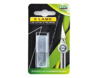 Lame di ricambio - per cutter Hobby Knife - Lebez - conf. 5 pezzi