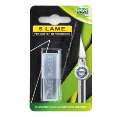 Lame di ricambio - per cutter Hobby Knife - Lebez - conf. 5 pezzi