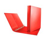 Raccoglitore Nettuno - 22 x 30 cm - 4 anelli a R 30 mm - dorso 3,5 cm - rosso - Sei Rota