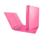 Raccoglitore Nettuno - 22 x 30 cm - 4 anelli a R 30 mm - dorso 3,5 cm - rosa - Sei Rota