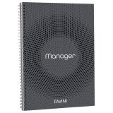 Blocco Spiral Manager 4 fori - microperforato - 23 x 29,7cm - 10mm - 80gr - 90 fogli - Favini