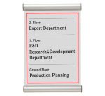 Porta targa appendibile Wall Sign - A6 - 15 x 10,5 cm - Tecnostyl