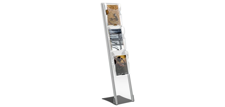 Portadepliant da terra Vision Ice - 3 tasche A4 - Tecnostyl