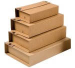 Scatola postale CP 020 - fustellata - A5+ - 25,1 x 16,5 x 6 cm - cartone microonda - avana - ColomPac