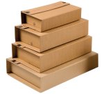 Scatola postale CP 020 - fustellata - C4 - 32,5 x 25 x 8 cm - cartone microonda - avana - ColomPac