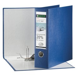 Registratore Leitz 180° G65 - dorso 8 cm - protocollo 23x33 cm - blu - Leitz