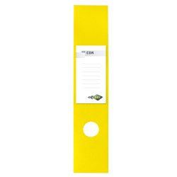 Copridorso CDR - PVC adesivo - giallo - 7x34,5 cm - Sei Rota - conf. 10 pezzi