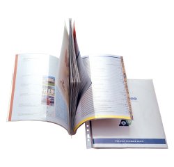 Cartelline con tasche Ercole Cat - foratura universale - PVC - 21x29,7 cm - trasparente - Sei Rota - conf. 10 pezzi