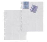 Buste forate Atla MA - 21 x 29,7 cm - PP - porta matrici assegni - 12 spazi 65 x 72mm  -  liscio - Sei Rota - conf. 10 pezzi